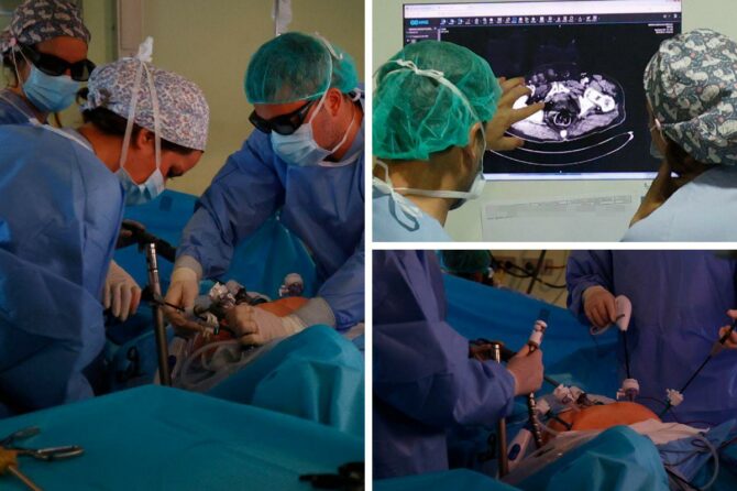 Gafas 3D para operar en los quirófanos de Palencia